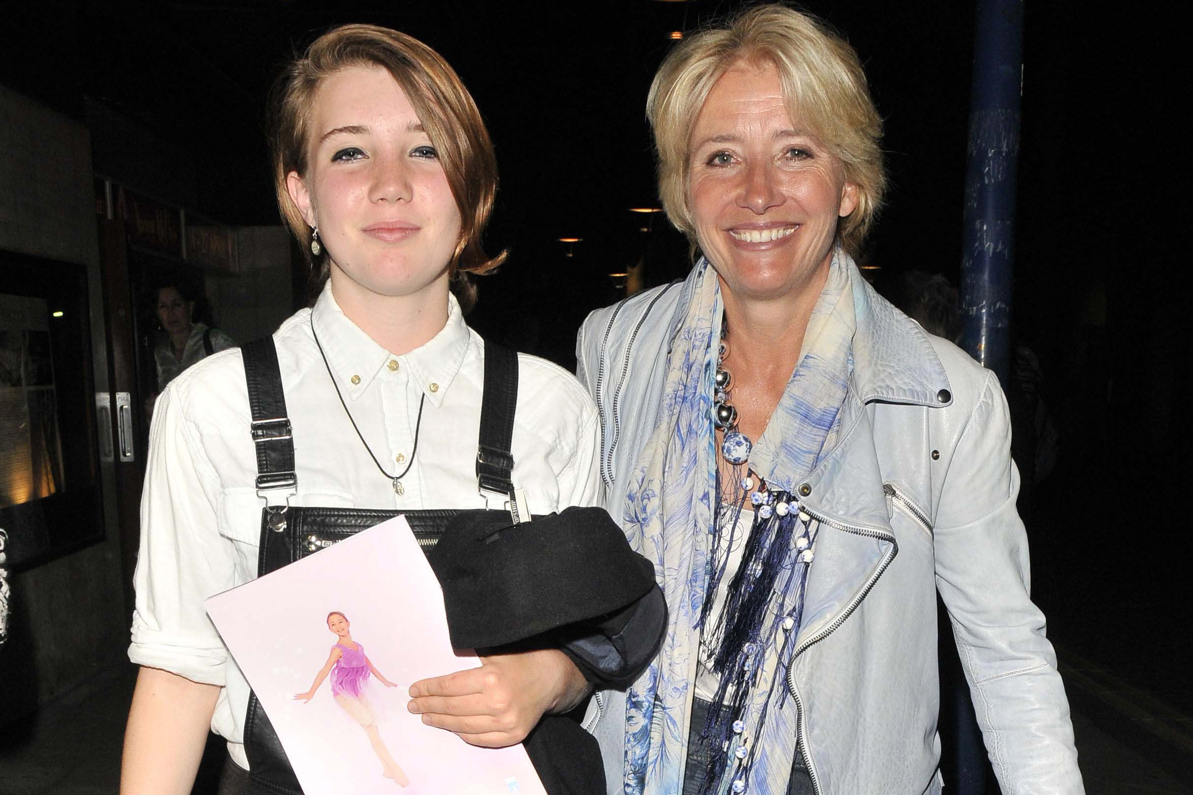 Gaia Romilly Wise & Emma Thompson attend the »Nanny McPhee» VIP ballet premiere, Peacock Theatre, Portugal St., on Thursday April 24, 2014 in London, England, UK.