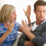 Young Couple Having Argument At Home