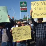 Protestas por el gasolinazo en Guadalajara.