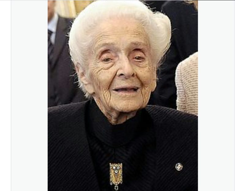 Cerebro centenario  Entrevista a Rita Levi-Montalcini, Premio Nobel de Medicina