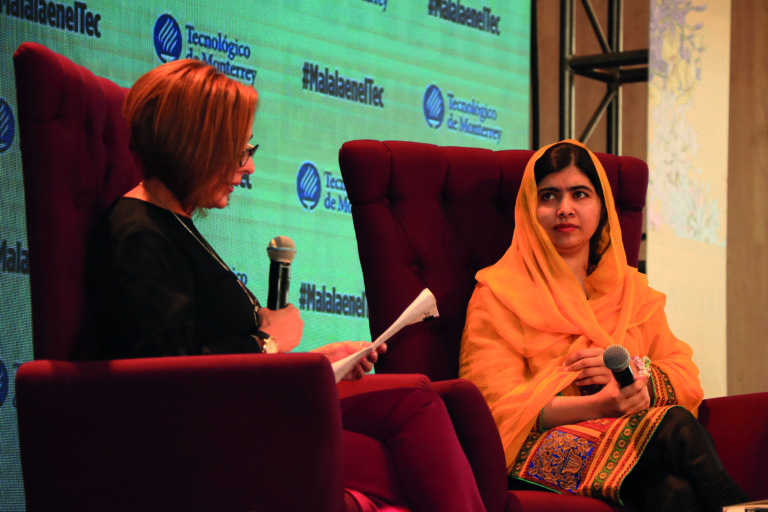 Malala de visita en México: “No importa si eres mujer, hombre, niño o adolescente; te necesitamos, el mundo te necesita para cambiar a tu comunidad.»
